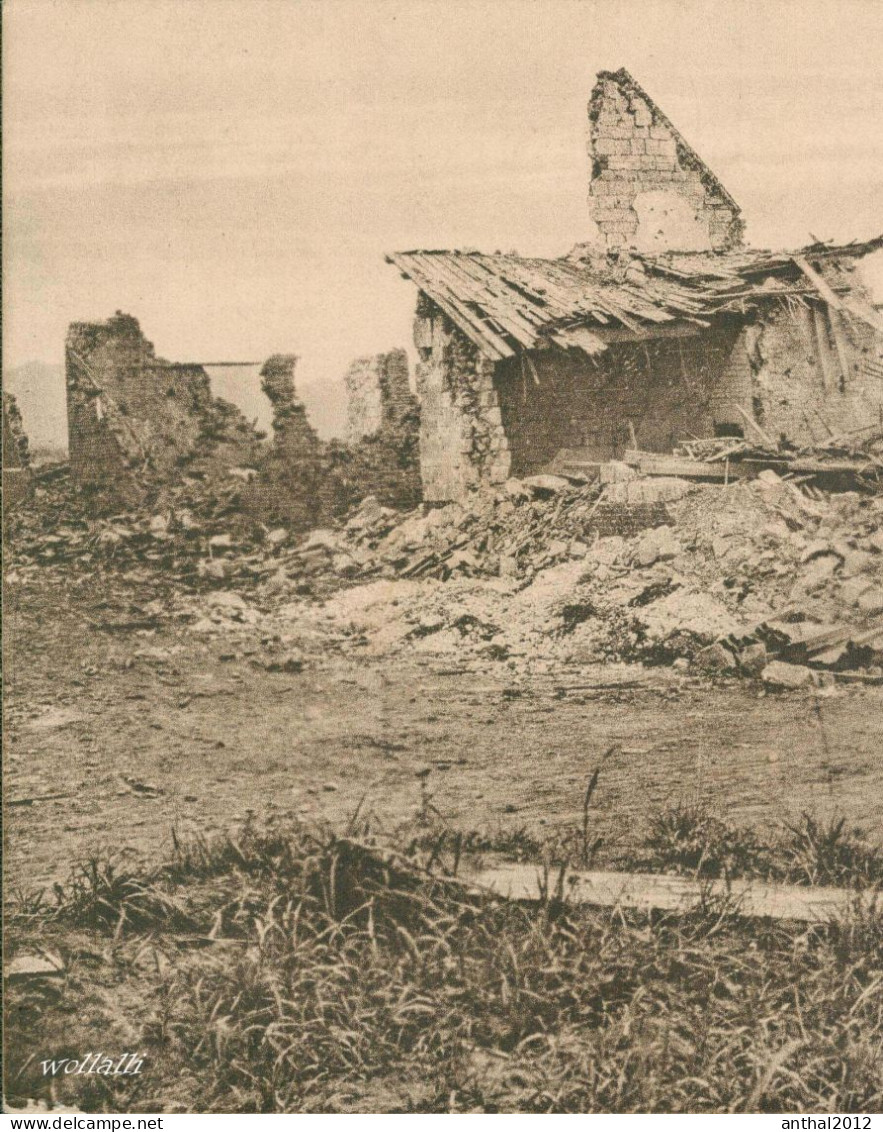 Superrar Das Weiße Haus Bei Thelus (62) Nach 8 Monatiger Beschießung Feldpost 30.6.1916 - Arras