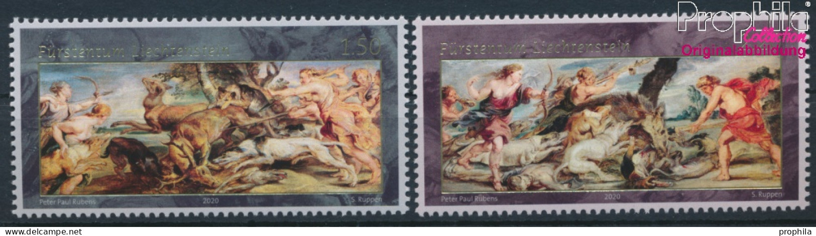 Liechtenstein 1992-1993 (kompl.Ausg.) Postfrisch 2020 Jagdszenen Von Peter Paul Rubens (10391299 - Unused Stamps