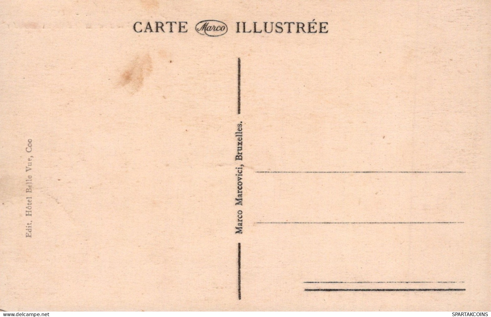 BELGIQUE CASCADE DE COO Province De Liège Carte Postale CPA Unposted #PAD174.A - Stavelot