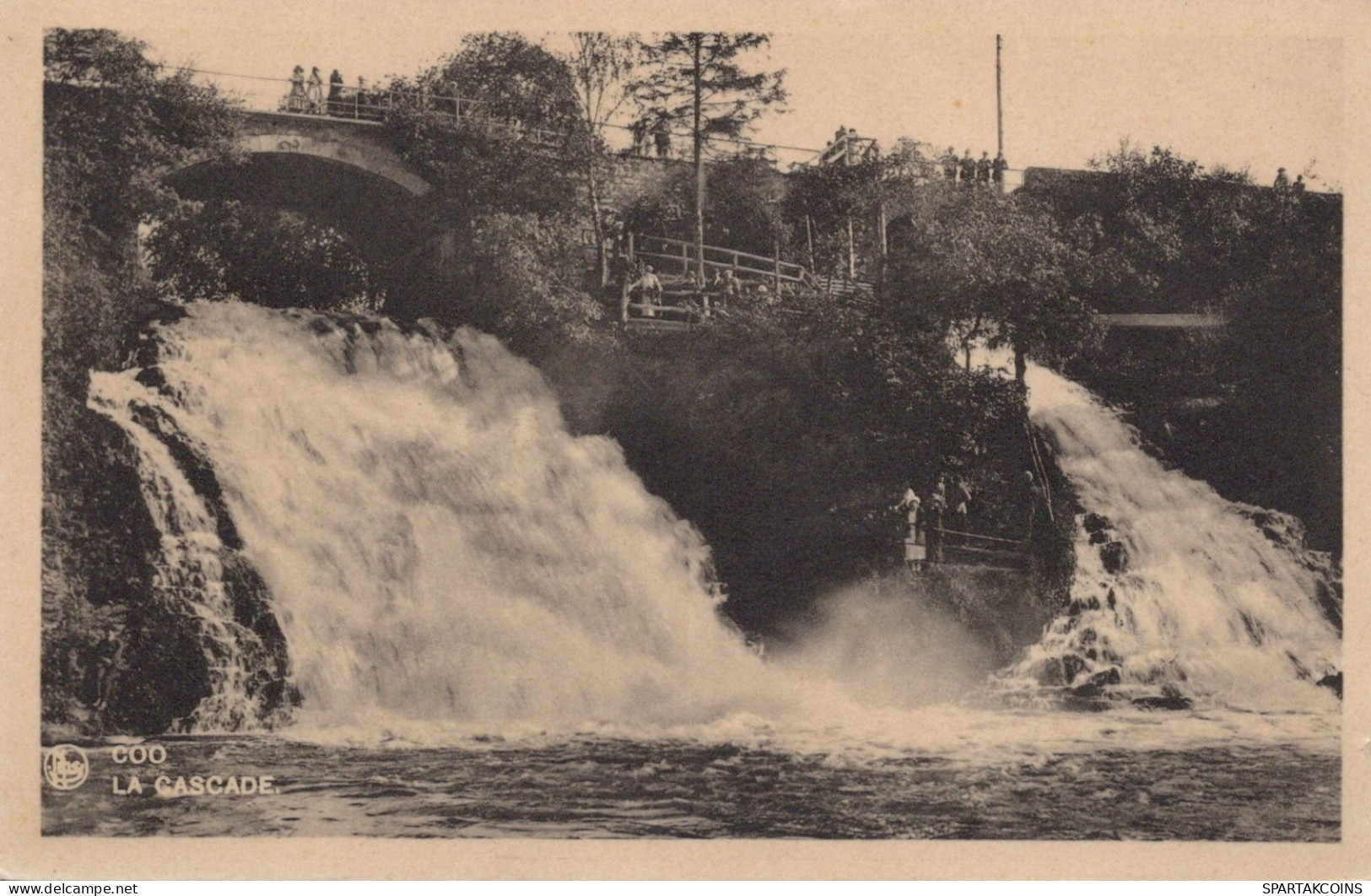 BELGIO COO WATERFALL Provincia Di Liegi Cartolina CPA #PAD173.A - Stavelot