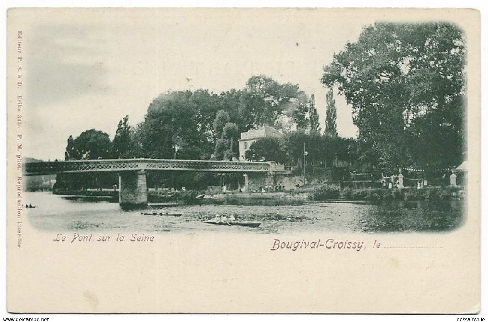BOUGIVAL CROISSY - Le Pont Sur La Seine - Bougival