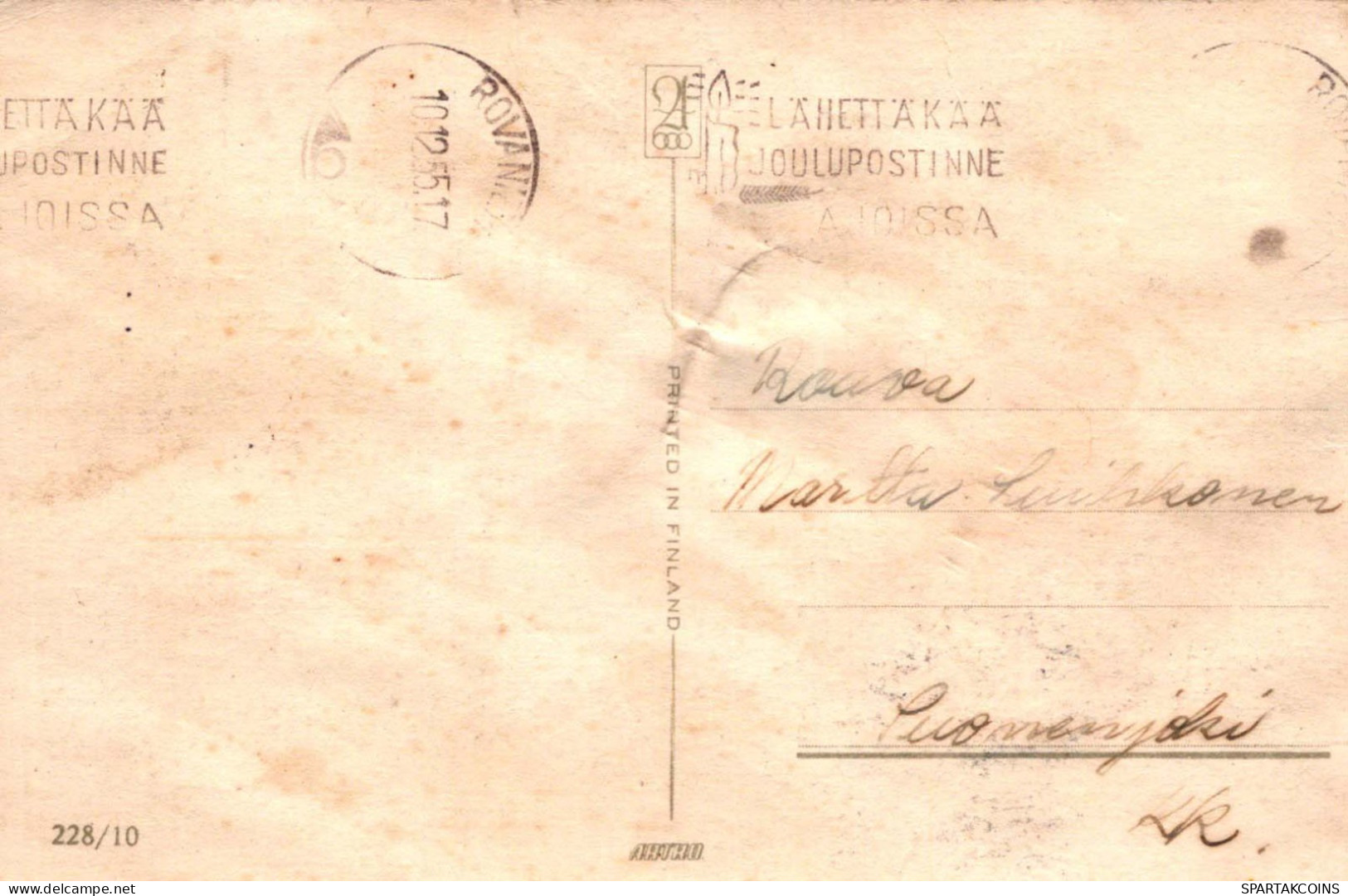 FLORES Vintage Tarjeta Postal CPA #PKE627.A - Blumen