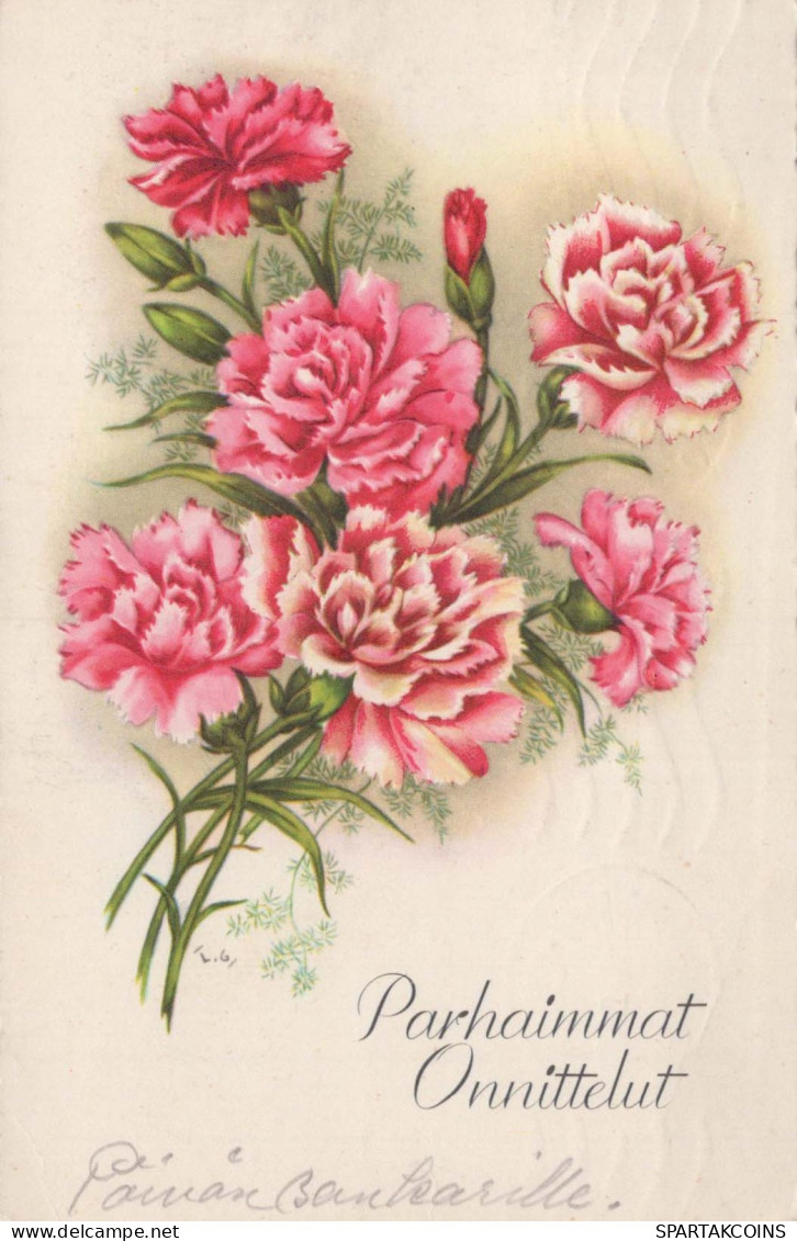 FLOWERS Vintage Ansichtskarte Postkarte CPA #PKE515.A - Fleurs