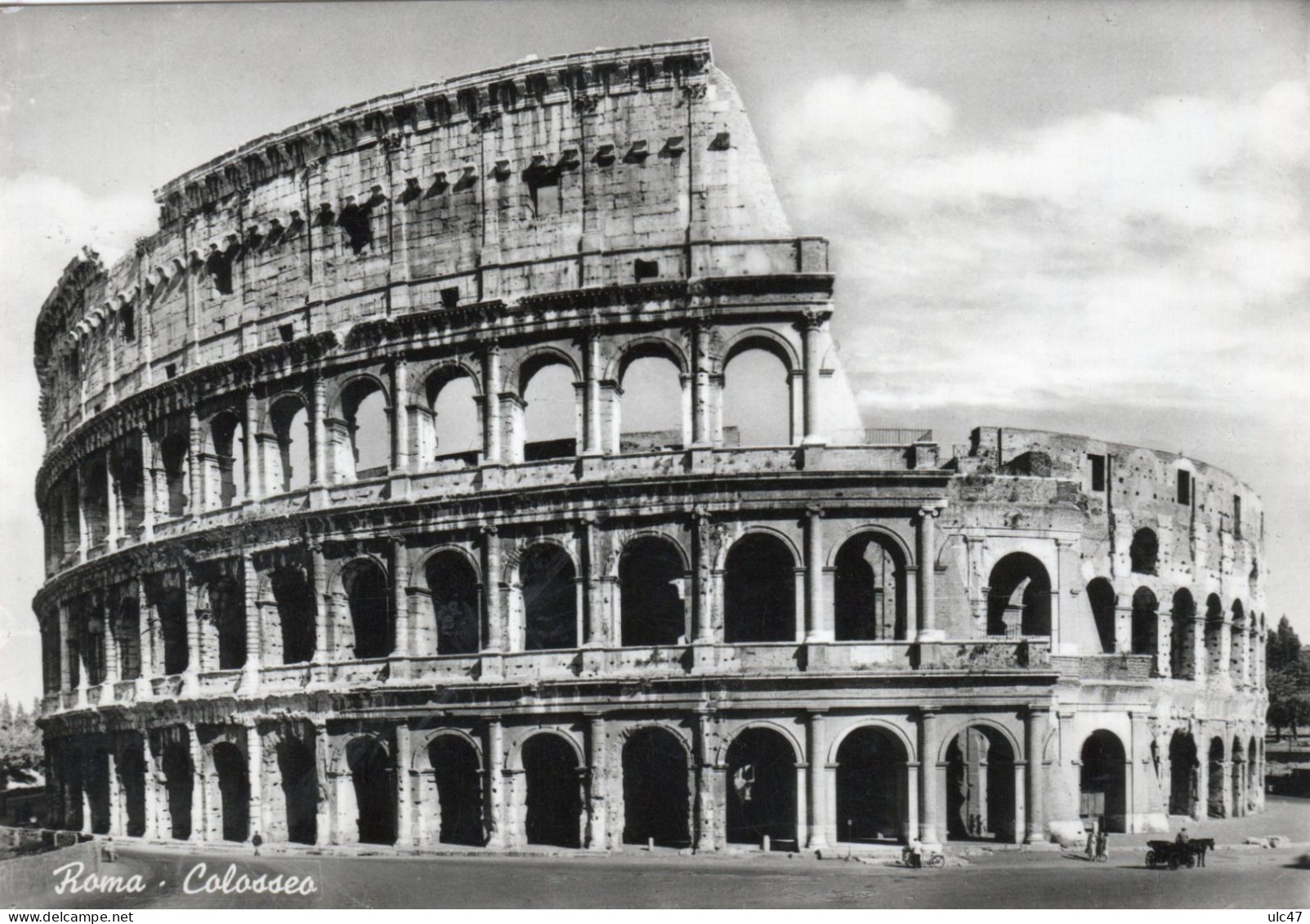 - ROMA. - Il Colosseo - Scan Verso - - Coliseo