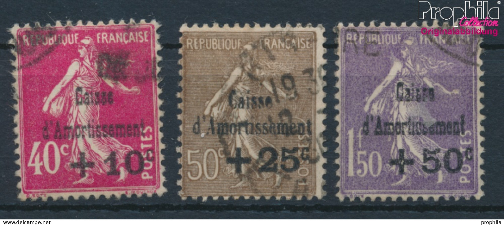 Frankreich 252-254 (kompl.Ausg.) Gestempelt 1930 Schuldentilgung (10391107 - Gebraucht