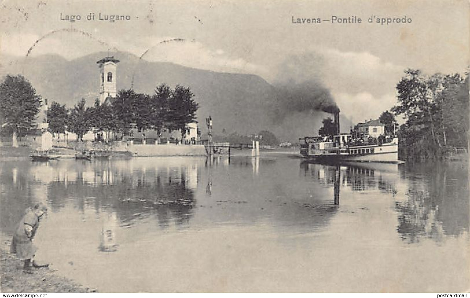 Svizzera - Lago Di Lugano (TI) - Lavena - Pontile D'approdo - Ed. C. Zwayer - Other & Unclassified