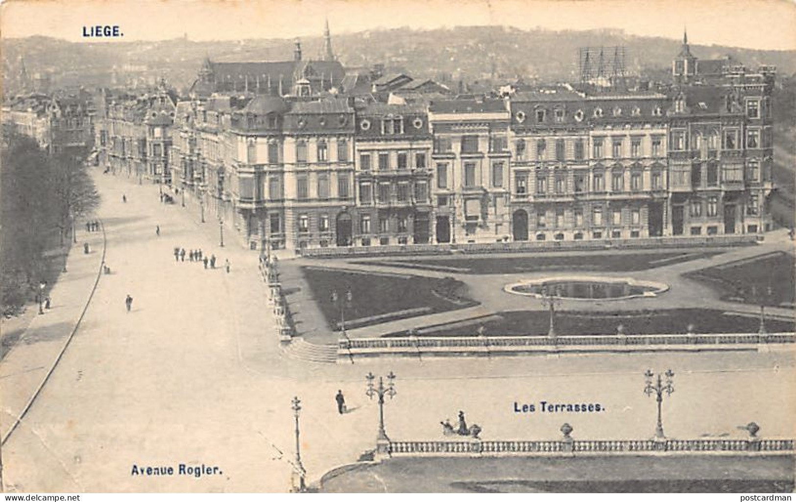 Belgique - LIÈGE - Avenue Rogier - Les Terrasses - Liège