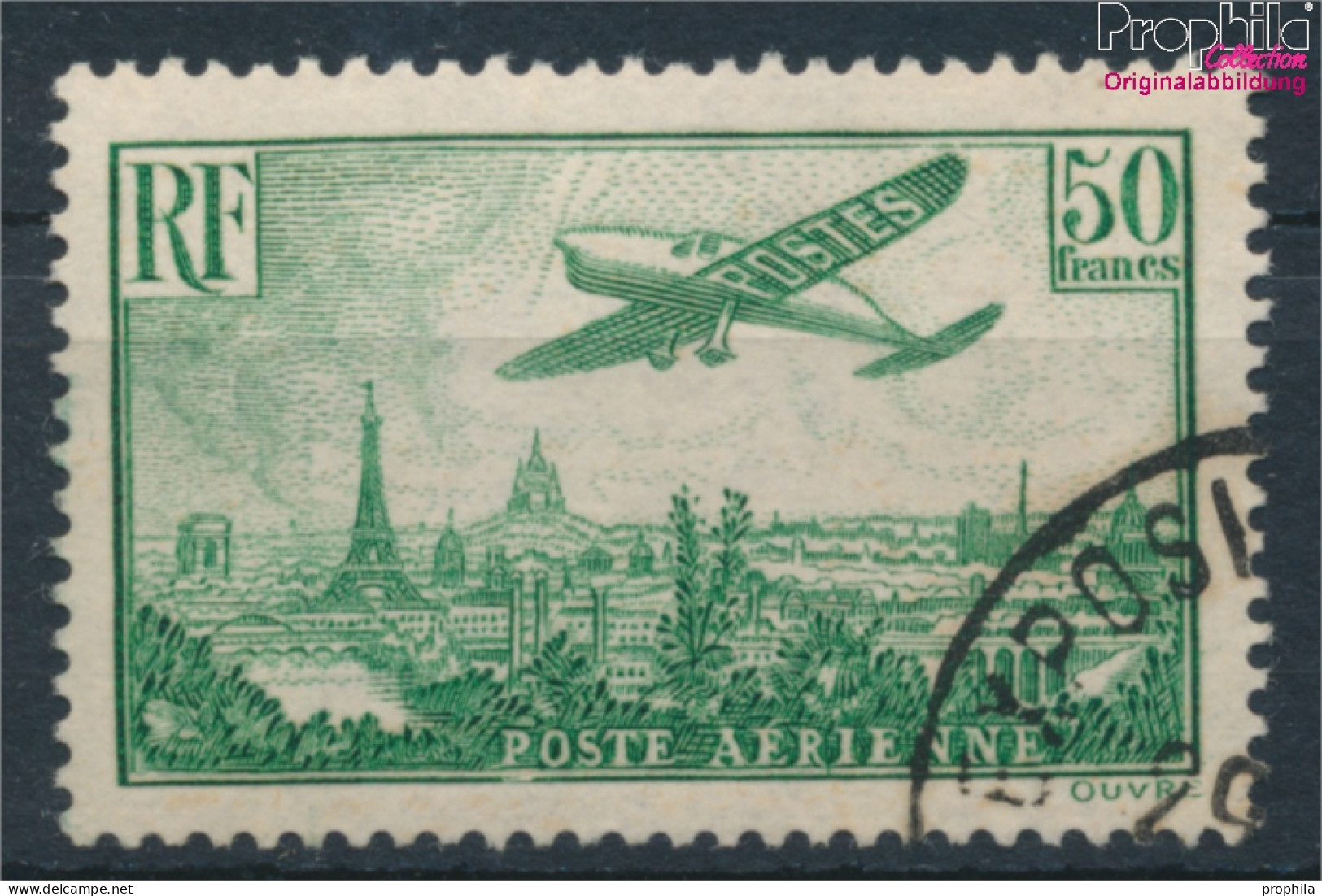 Frankreich 311a Gestempelt 1936 Flugzeug (10391105 - Used Stamps