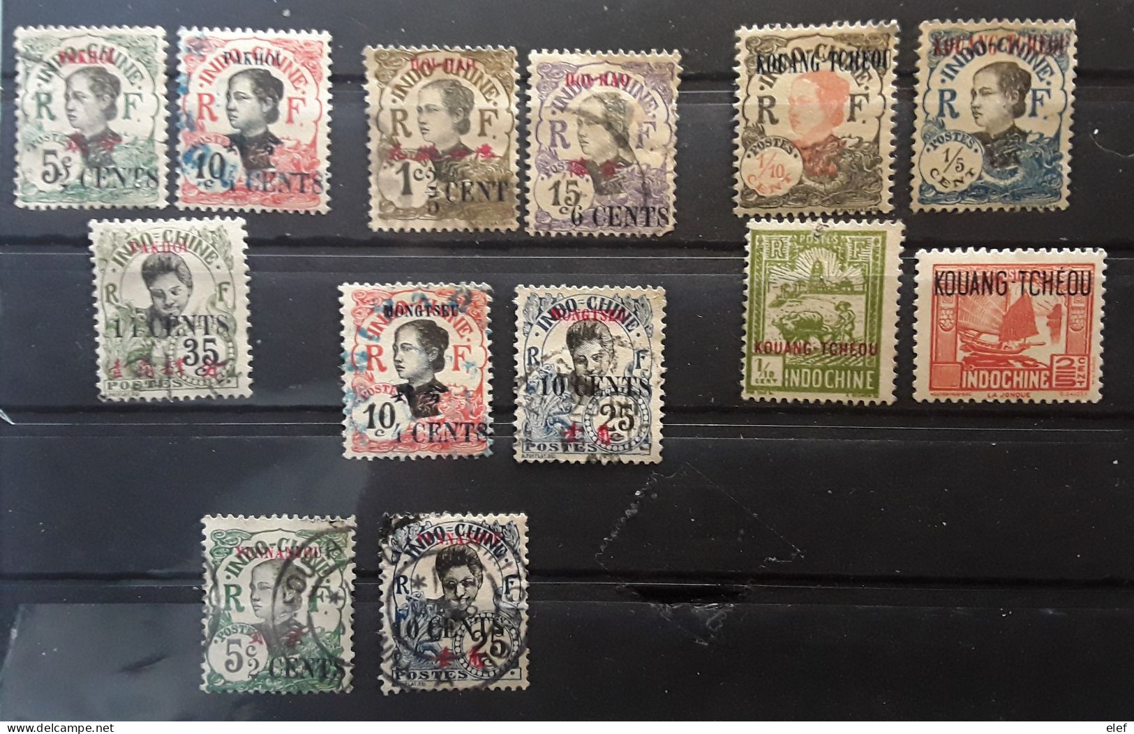 HOI HAO,KOUANG TCHEOU, MONG TSEU, PAK HOI ,Yunnanfou, Lot De 13 Timbres Neufs * Et Obl TB Cote 31 Euros - Collections