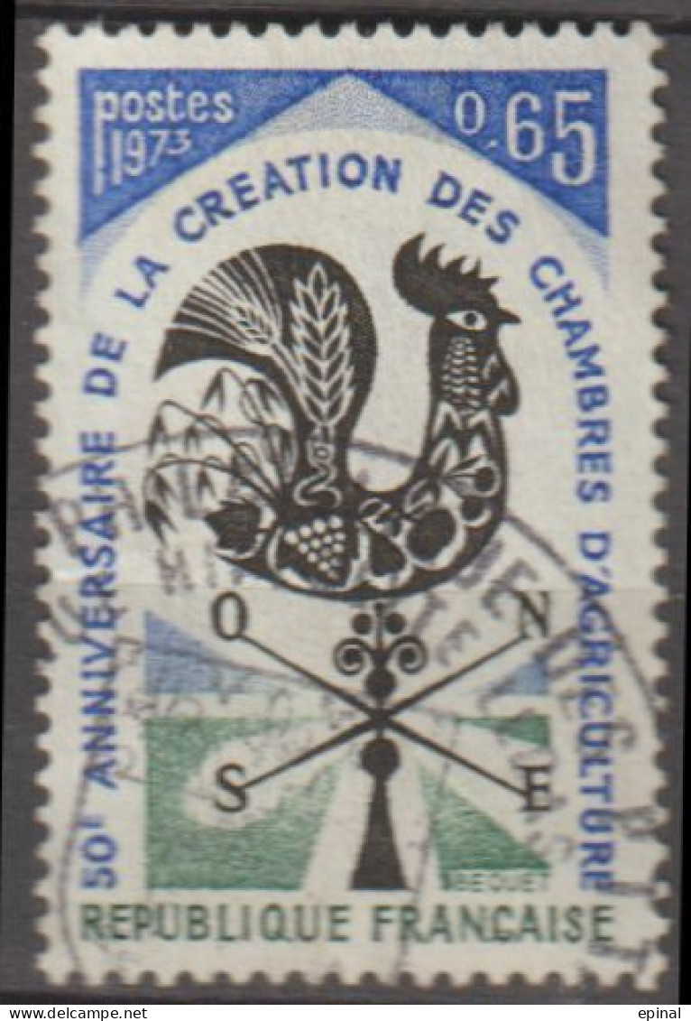 FRANCE : N° 1778 Oblitéré (50ème Anniversaire De La Création Des Chambres D'agriculture) - PRIX FIXE - - Gebraucht
