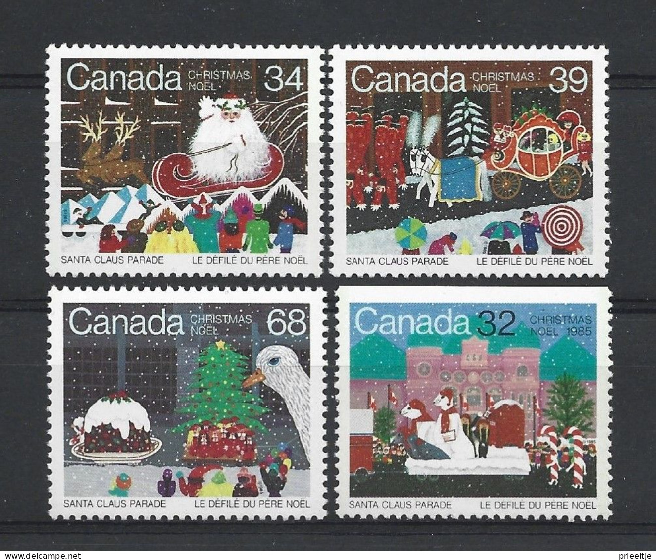 Canada 1985 Christmas Y.T. 936/939 ** - Neufs