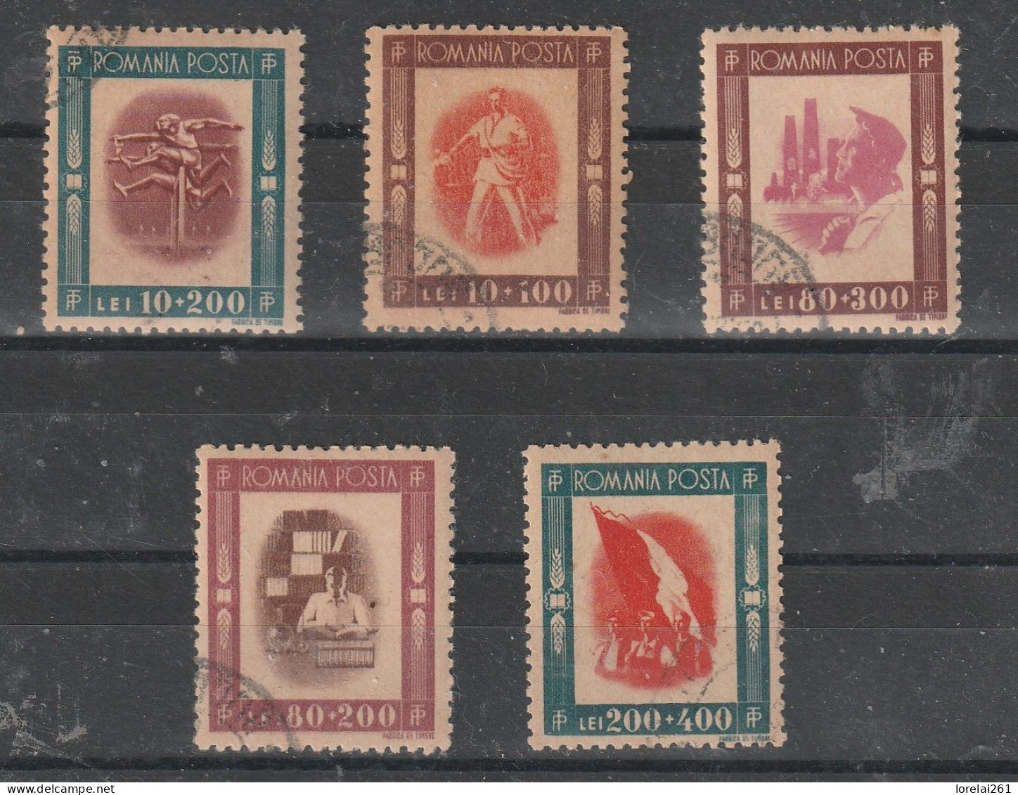 1946 - Organisations De Jeunesse Mi No 993/997 - Used Stamps