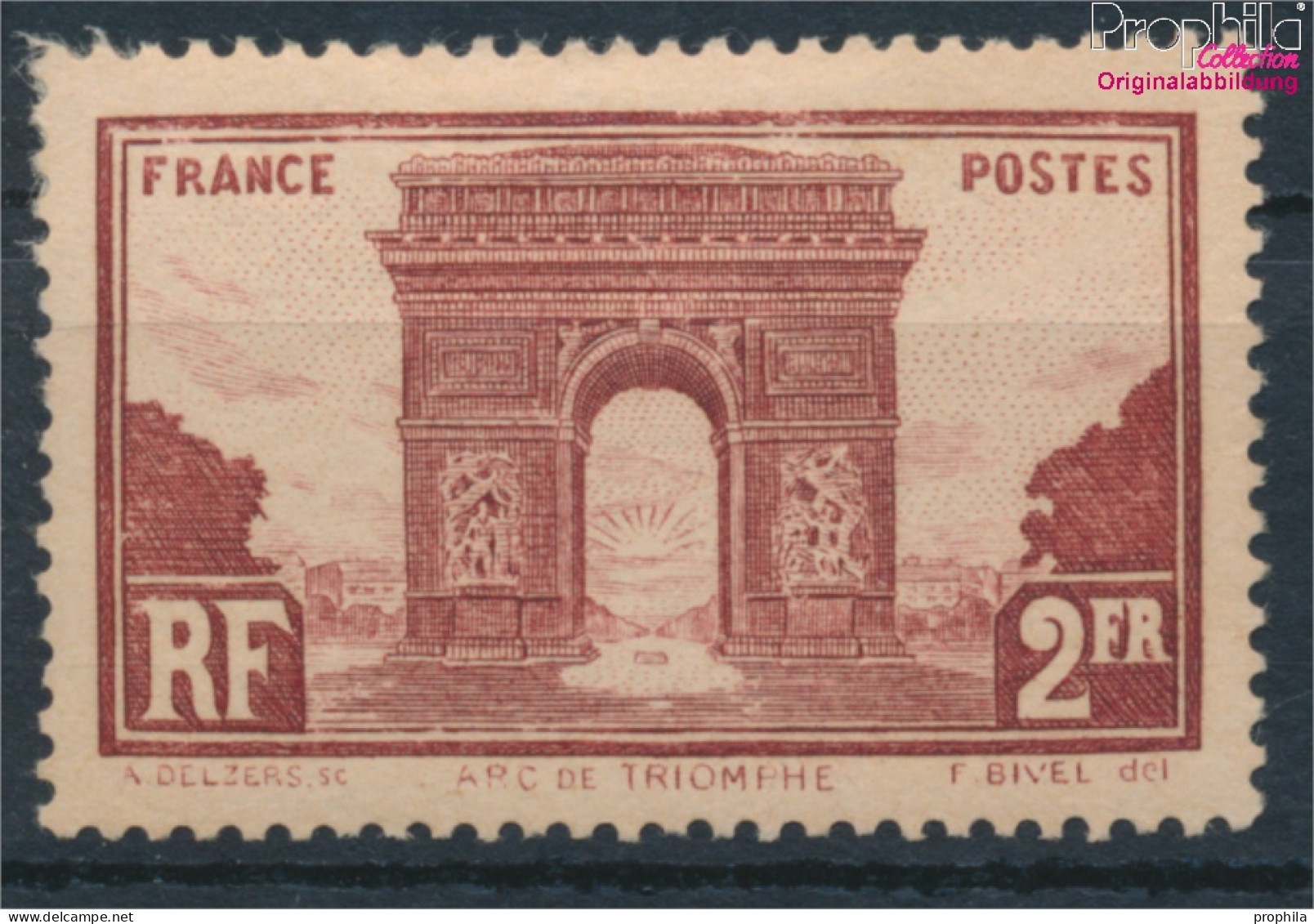 Frankreich 263 (kompl.Ausg.) Mit Falz 1931 Bauwerke (10391097 - Neufs