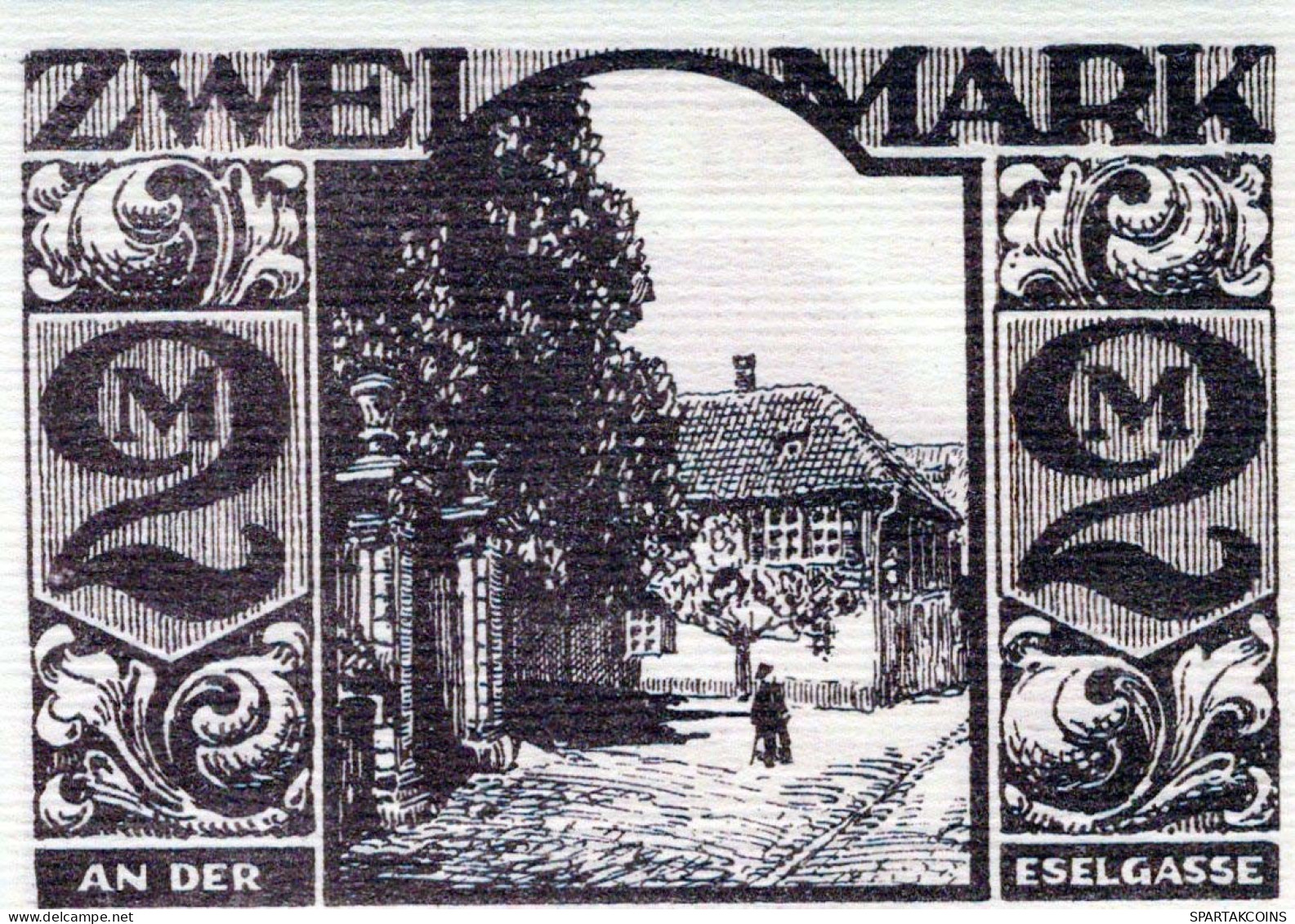 2 MARK 1921 Stadt PADERBORN Westphalia UNC DEUTSCHLAND Notgeld Banknote #PB440 - [11] Local Banknote Issues