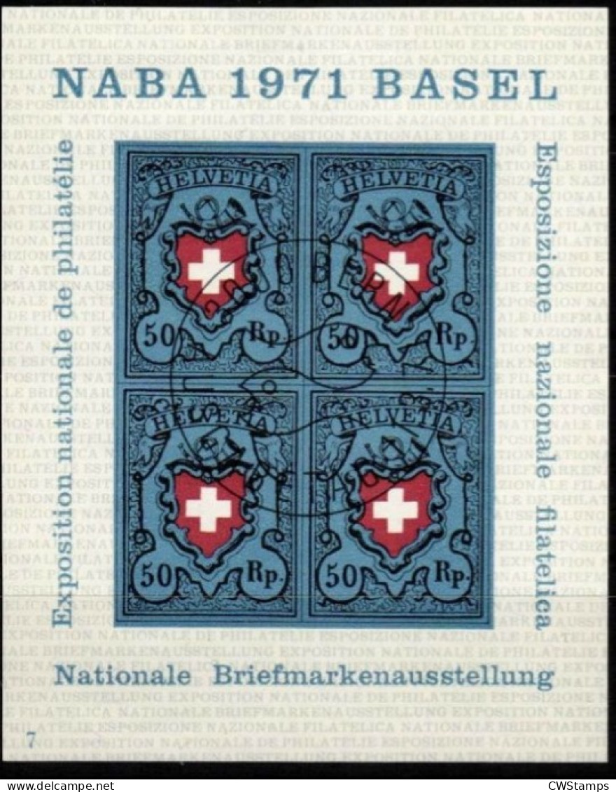 .. Zwitserland 1971 Naba Basel - Used Stamps