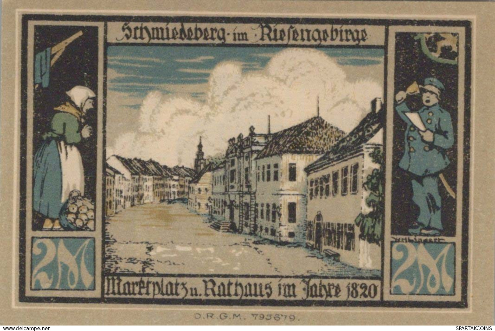 2 MARK 1914-1924 Stadt SCHMIEDEBERG Niedrigeren Silesia UNC DEUTSCHLAND Notgeld #PD286 - Lokale Ausgaben