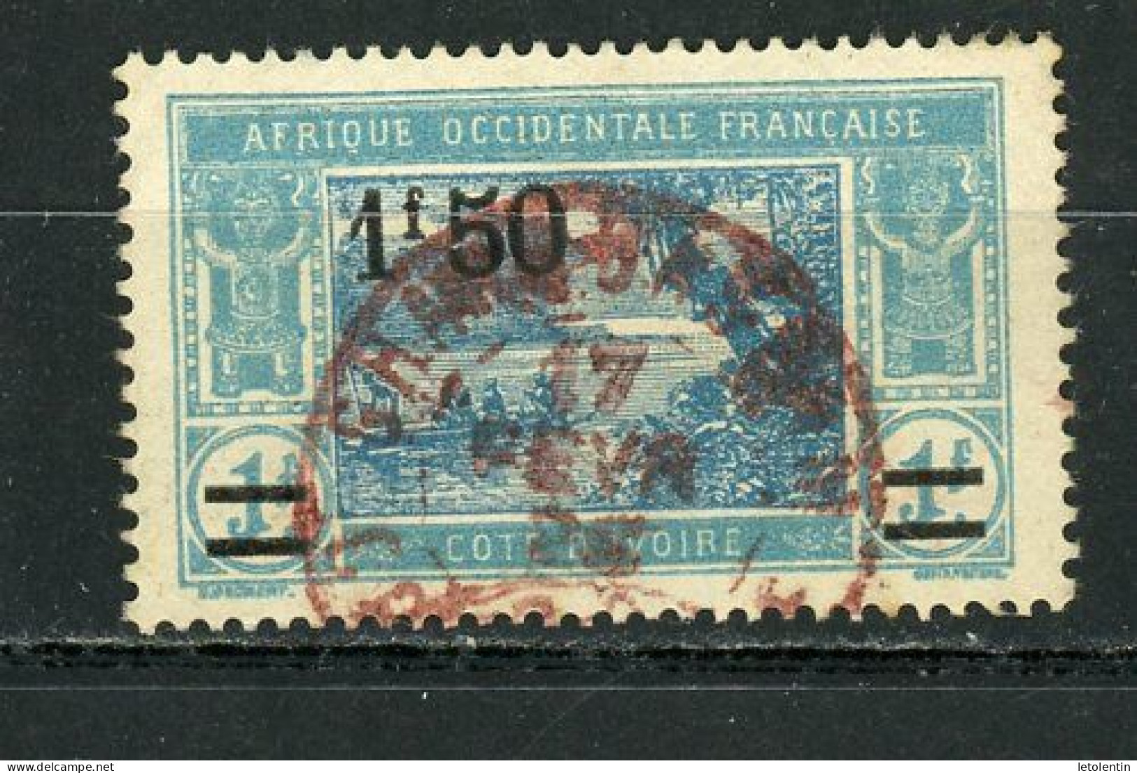 COTE D'IVOIRE (RF) - PAYSAGE - N° Yt 77 Obli. CàD ROUGE - Used Stamps