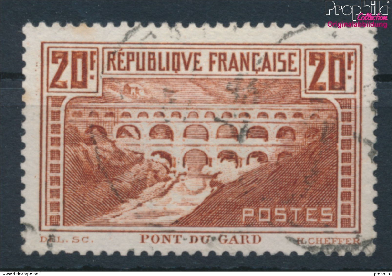 Frankreich 242C Gestempelt 1929 Bawerke (10391114 - Usati