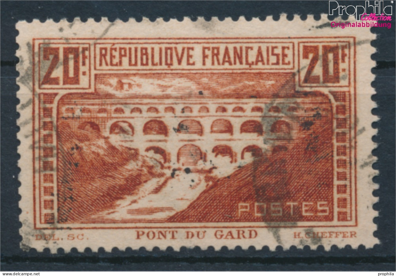 Frankreich 242C Gestempelt 1929 Bawerke (10391115 - Oblitérés