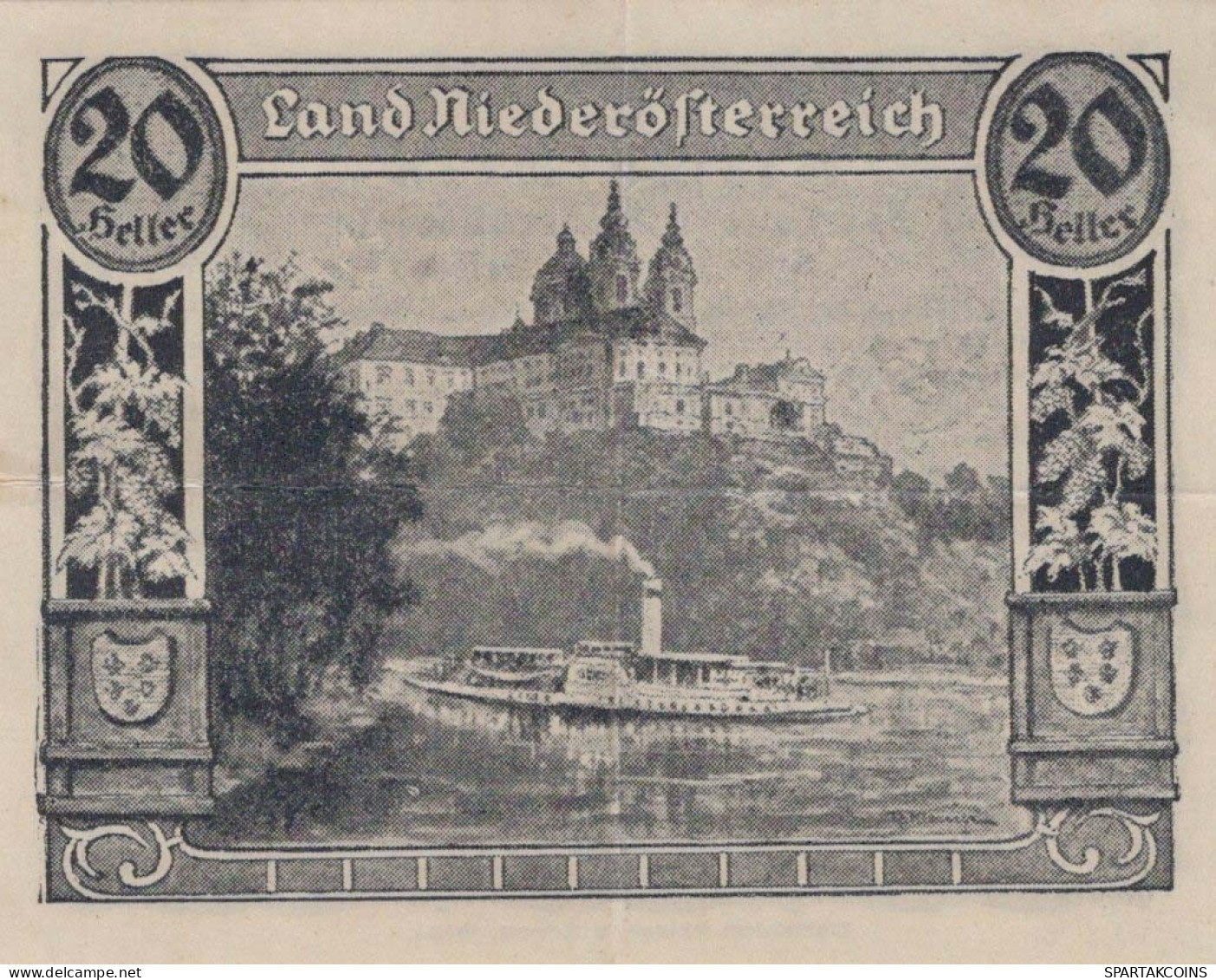 20 HELLER 1920 Stadt Federal State Of Niedrigeren Österreich Notgeld #PE211 - Lokale Ausgaben
