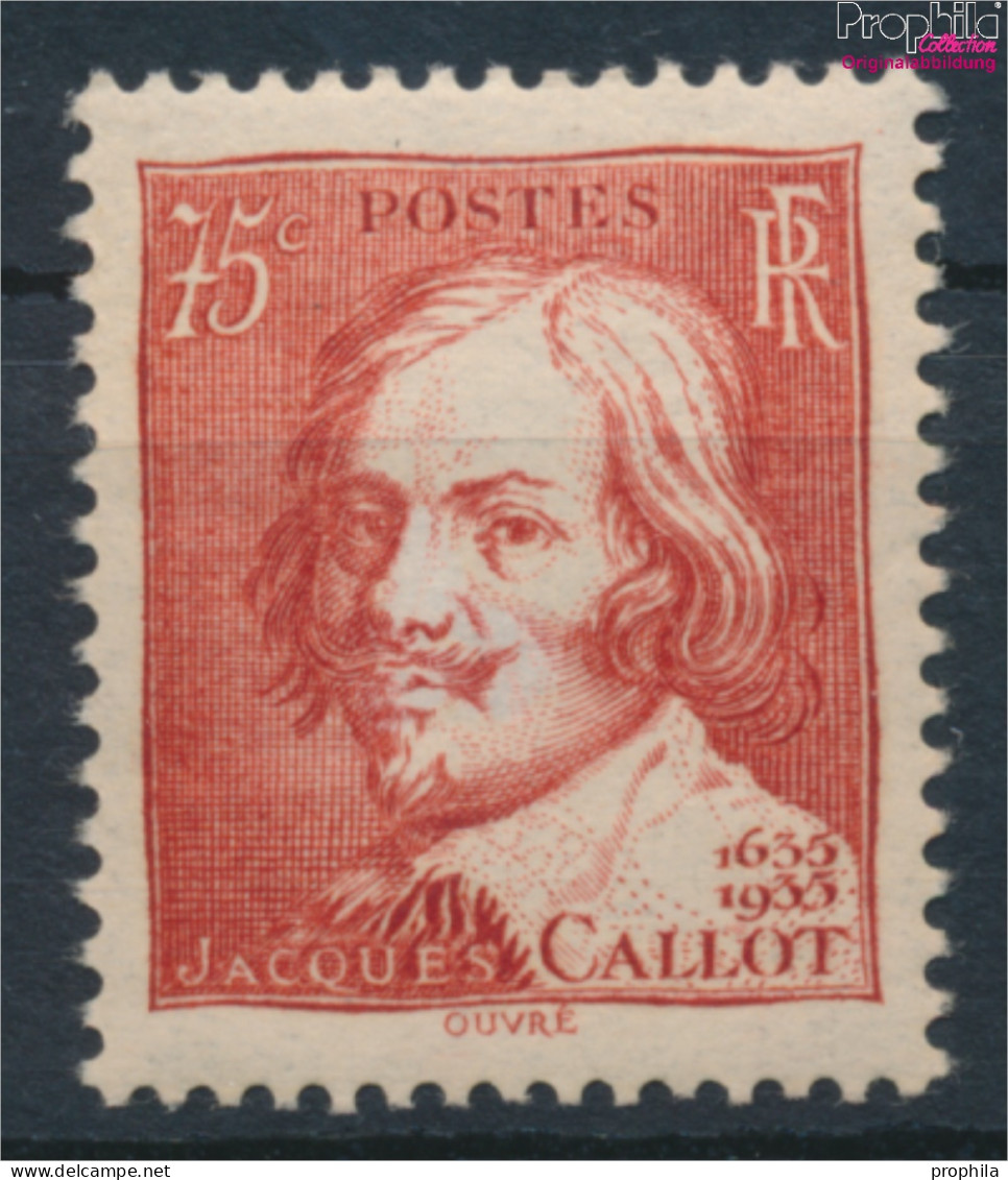 Frankreich 302 (kompl.Ausg.) Postfrisch 1935 Jacques Callot (10391161 - Unused Stamps