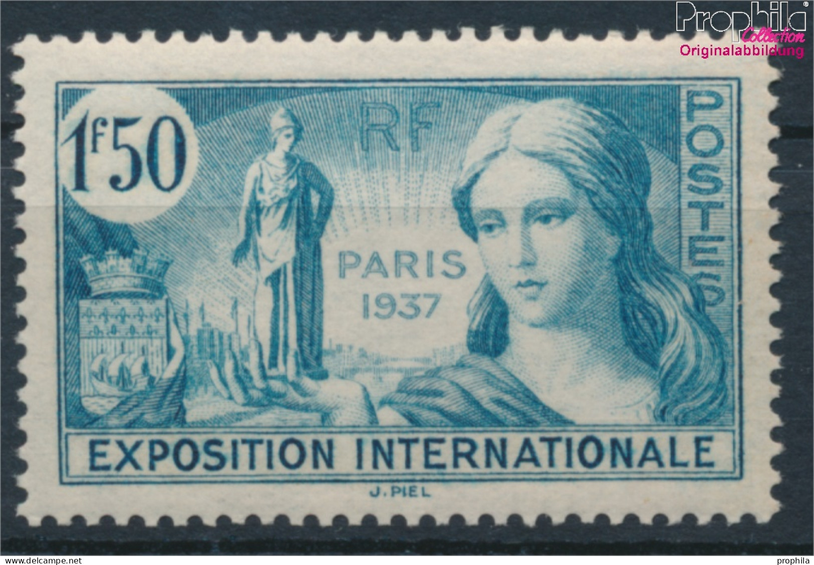 Frankreich 342 (kompl.Ausg.) Postfrisch 1937 Weltausstellung (10391171 - Ungebraucht
