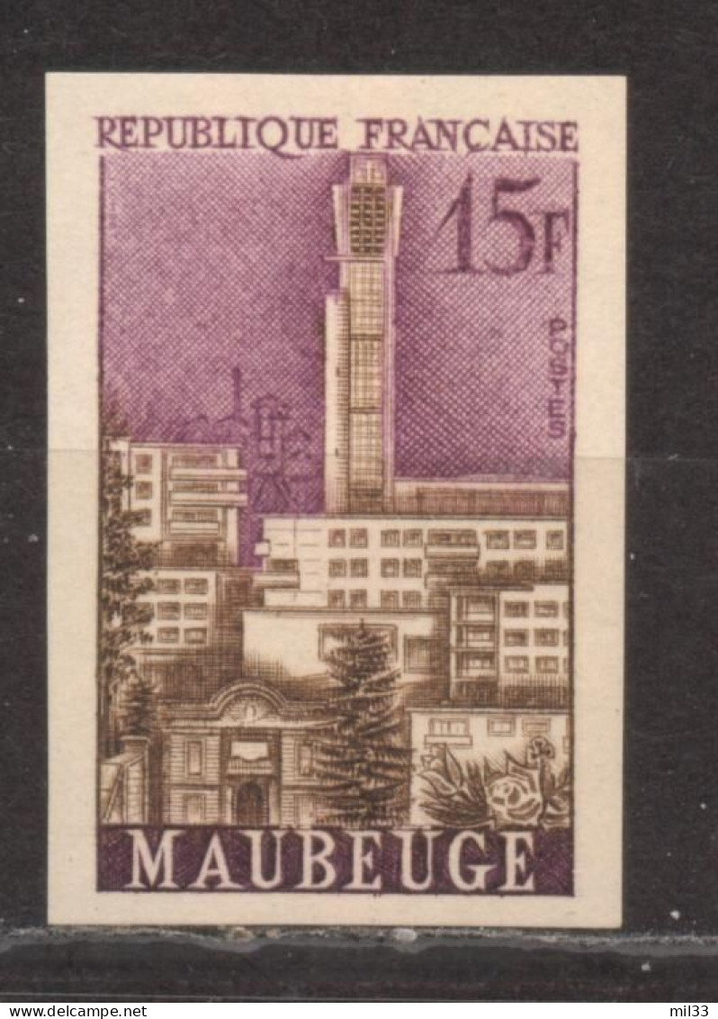 Série Villes Reconstruites Maubeuge YT 1153 De 1958 Sans Trace De Charnière - Unclassified