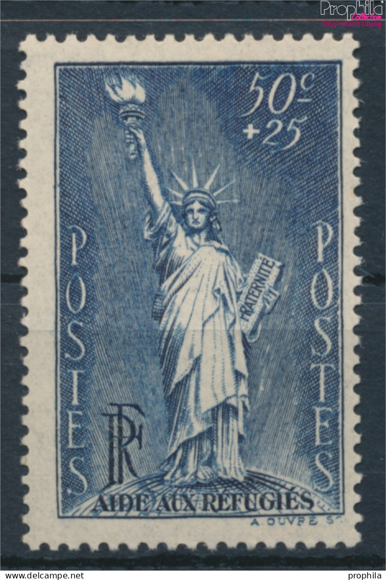 Frankreich 357 (kompl.Ausg.) Postfrisch 1937 Nansenfond - Freiheitsstatue (10391176 - Unused Stamps