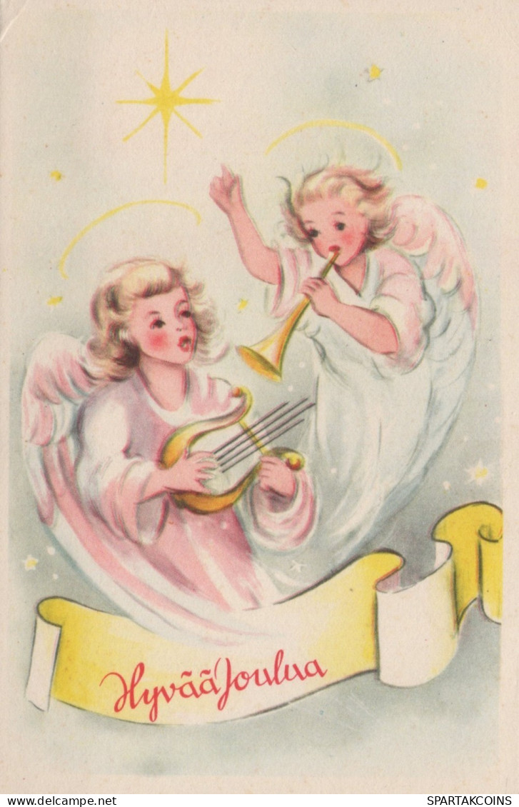 ANGEL CHRISTMAS Holidays Vintage Postcard CPSMPF #PAG761.GB - Anges