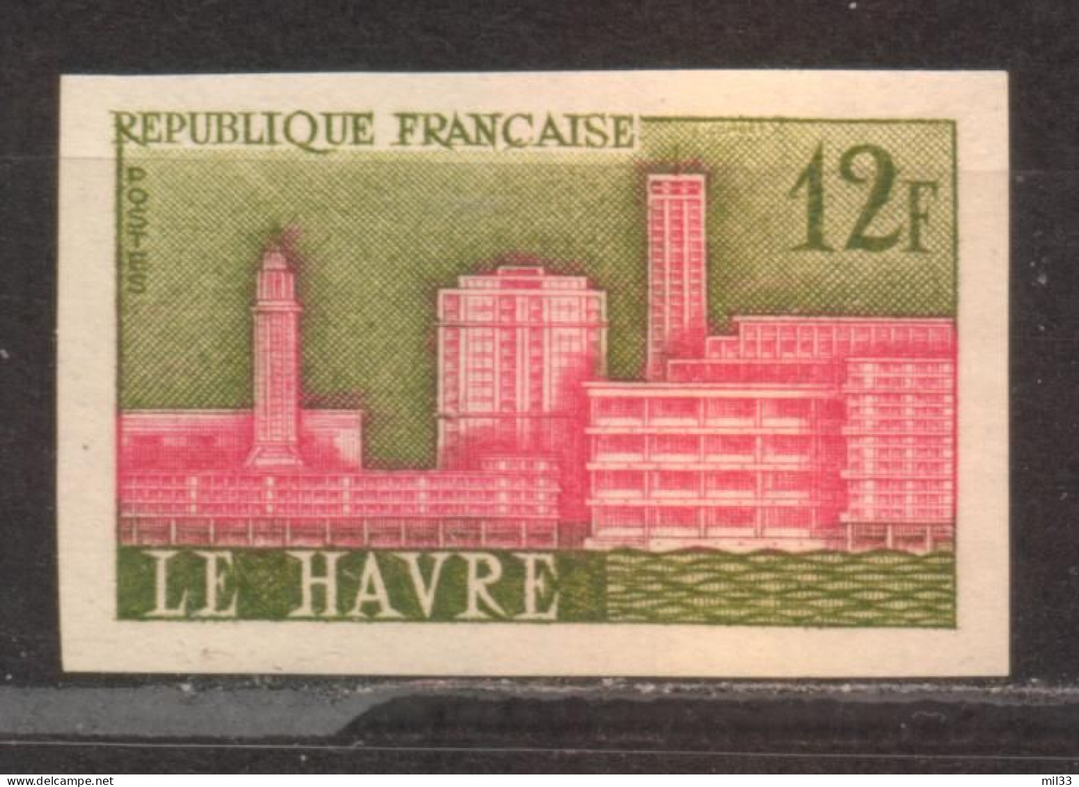 Série Villes Reconstruites Le Havre YT 1152 De 1958 Sans Trace De Charnière - Non Classés