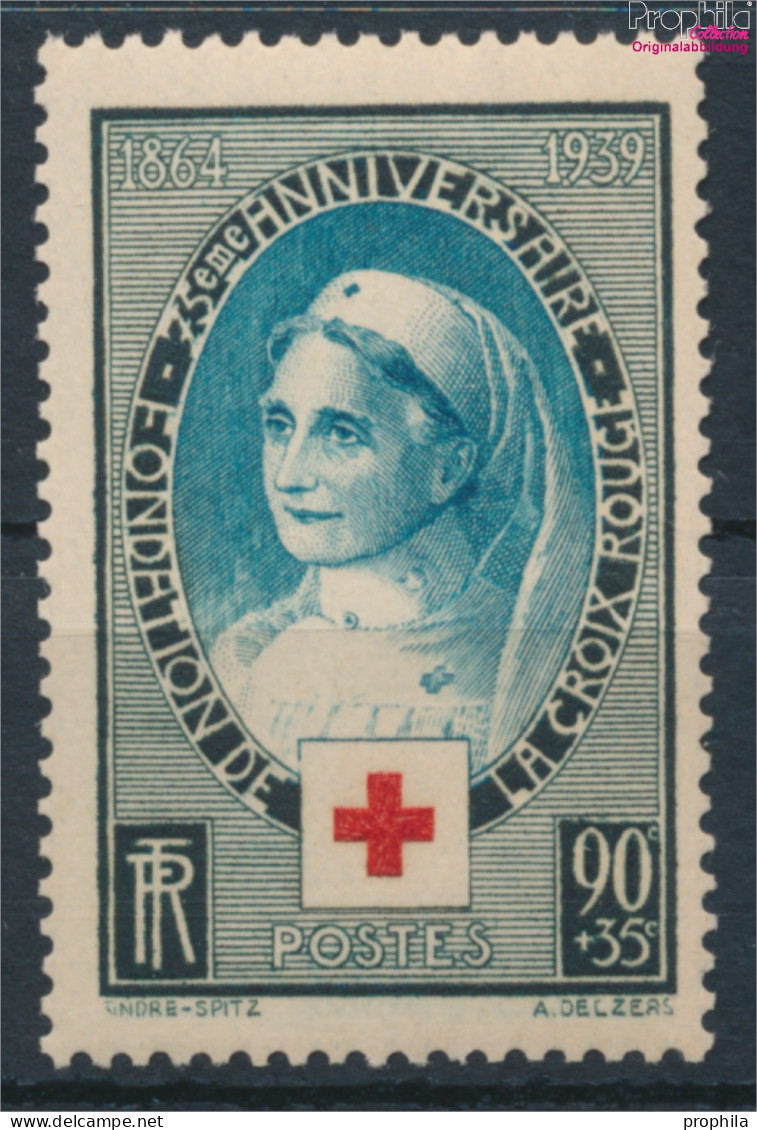 Frankreich 440 (kompl.Ausg.) Postfrisch 1939 75 Jahre Rotes Kreuz (10391186 - Unused Stamps