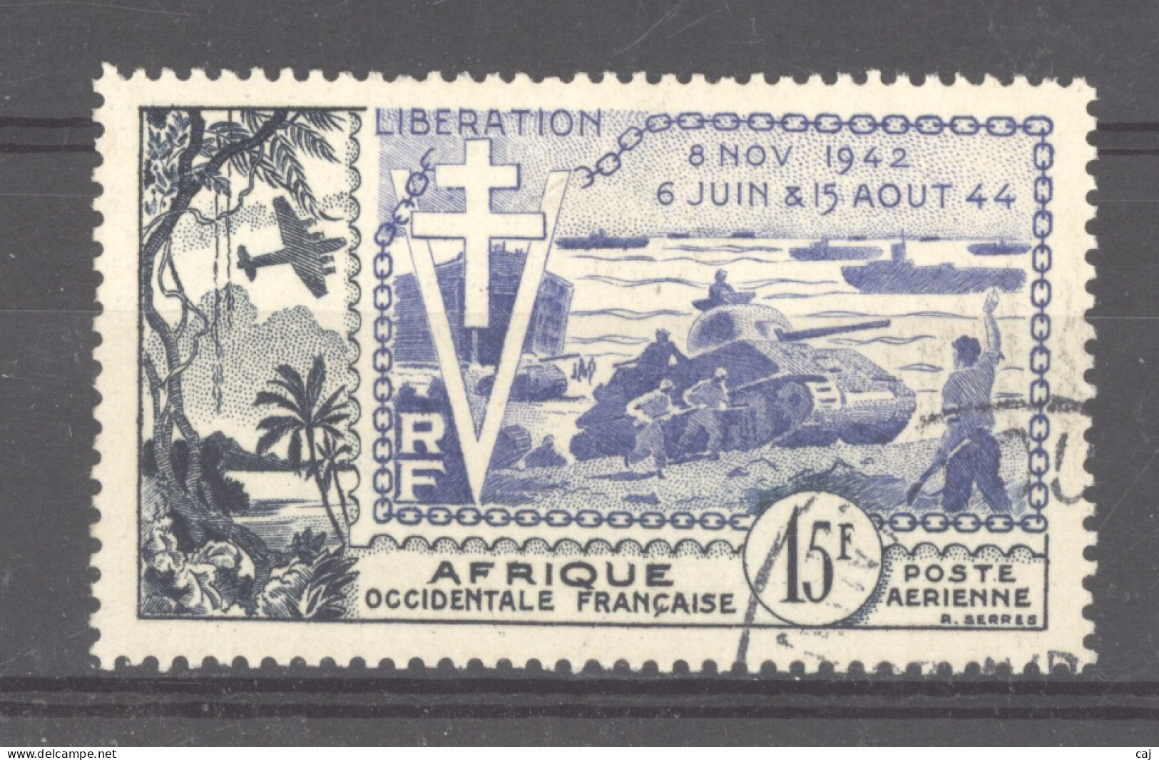 AOF -  Avion  :  Yv  17  (o) - Used Stamps
