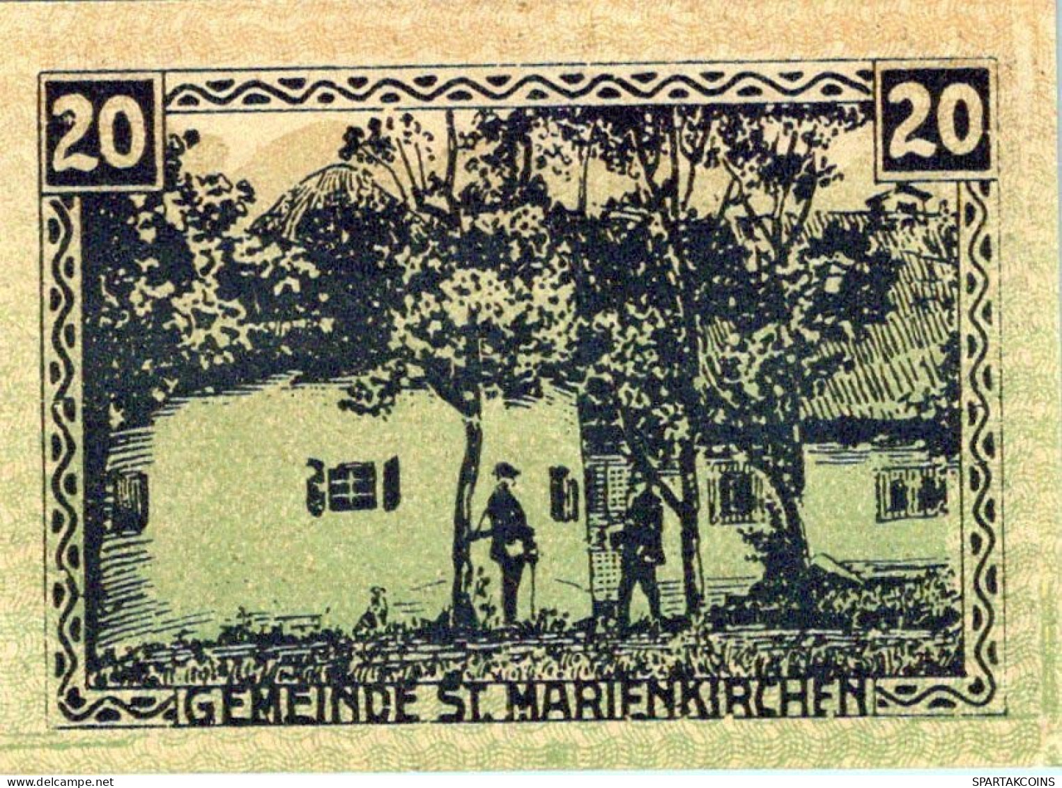 20 HELLER 1920 Stadt SANKT MARIENKIRCHEN AN DER POLSENZ Oberösterreich Österreich #PF007 - [11] Local Banknote Issues