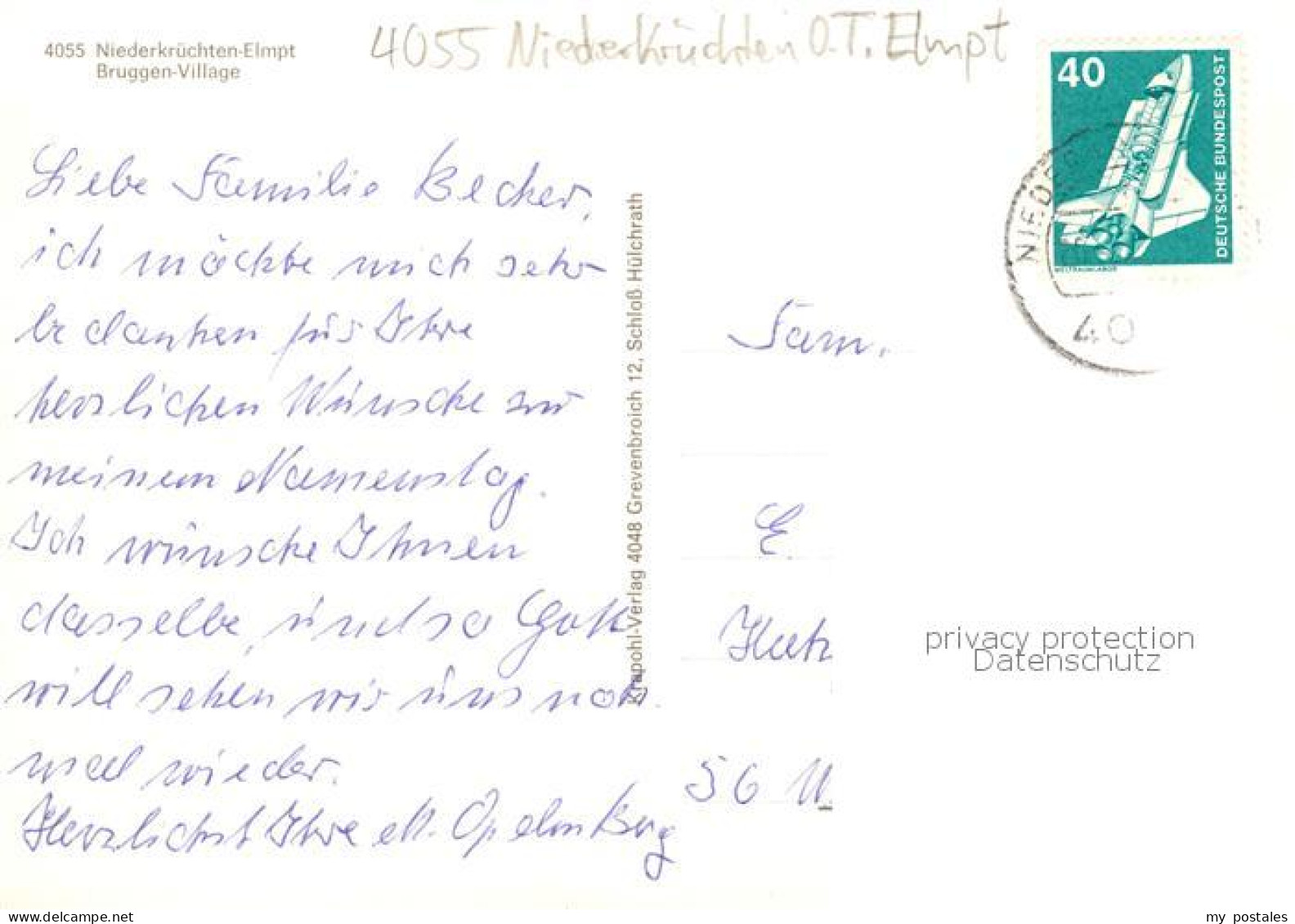 73866063 Elmpt Altenheim Kapelle Kath Kirche Hallenbad Park Kindergarten Venekot - Other & Unclassified