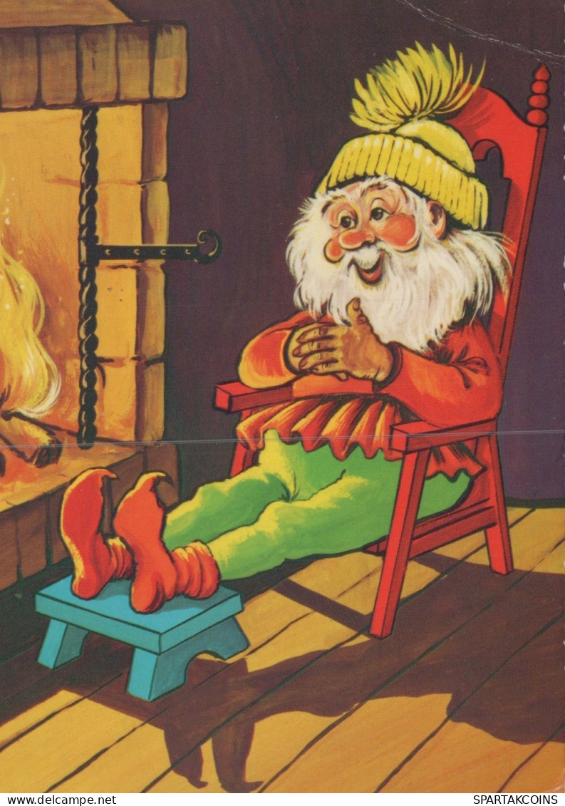 PÈRE NOËL NOËL Fêtes Voeux Vintage Carte Postale CPSM #PAK584.FR - Santa Claus