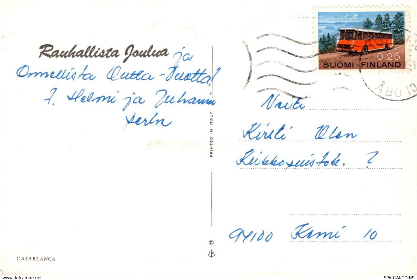 ANGE NOËL Vintage Carte Postale CPSM #PAH766.FR - Anges