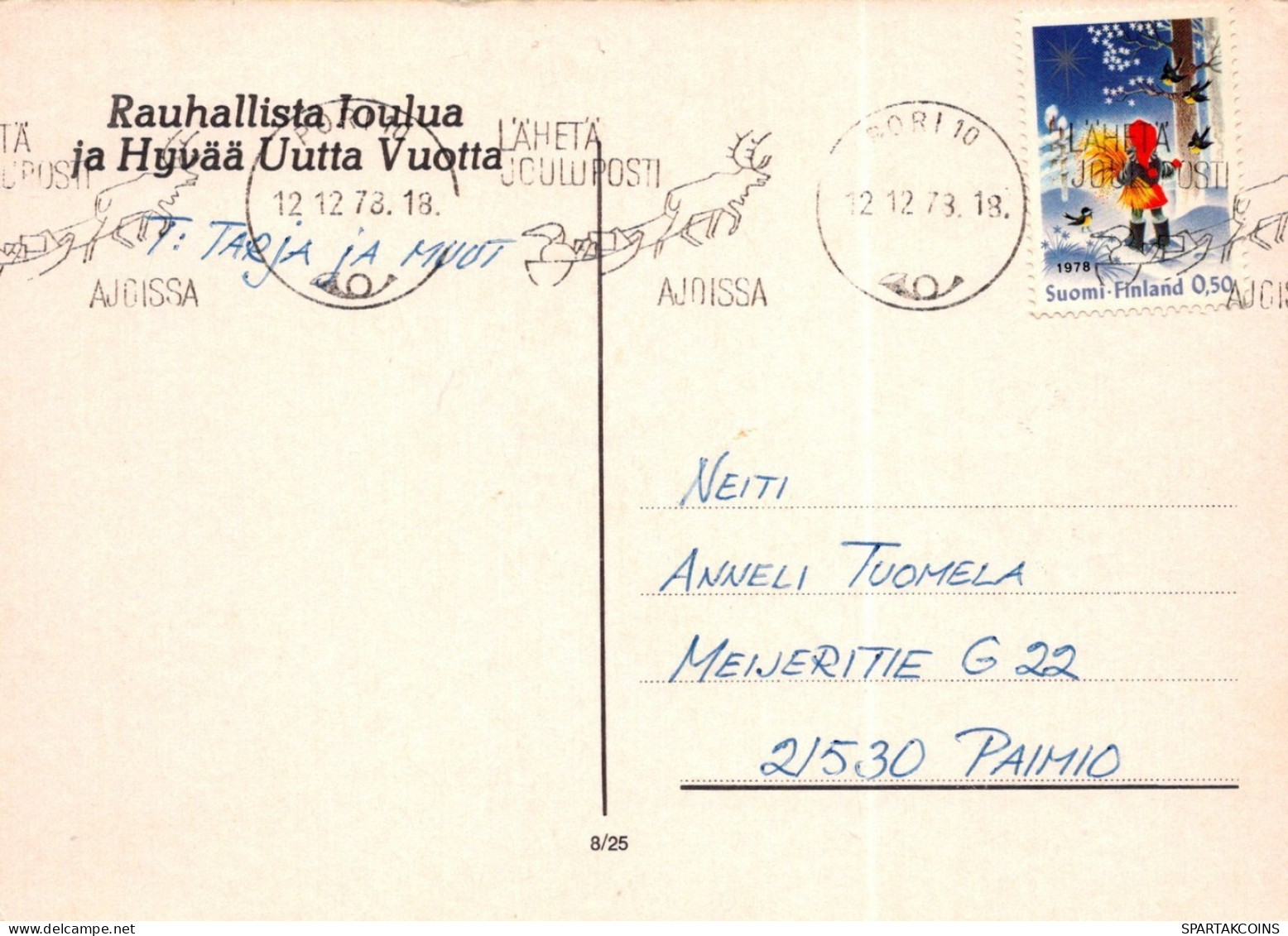 ANGE NOËL Vintage Carte Postale CPSM #PAH705.FR - Anges