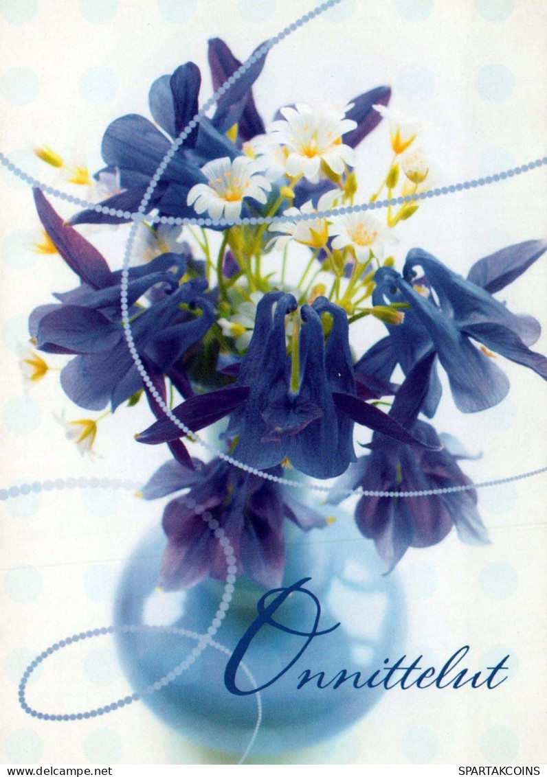 FLOWERS Vintage Postcard CPSM #PBZ090.GB - Bloemen