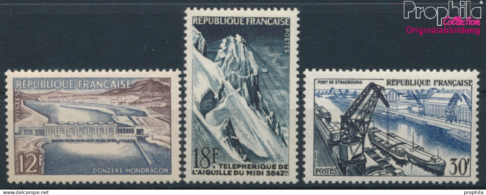 Frankreich 1106-1108 (kompl.Ausg.) Postfrisch 1956 Fortschritt (10391214 - Neufs