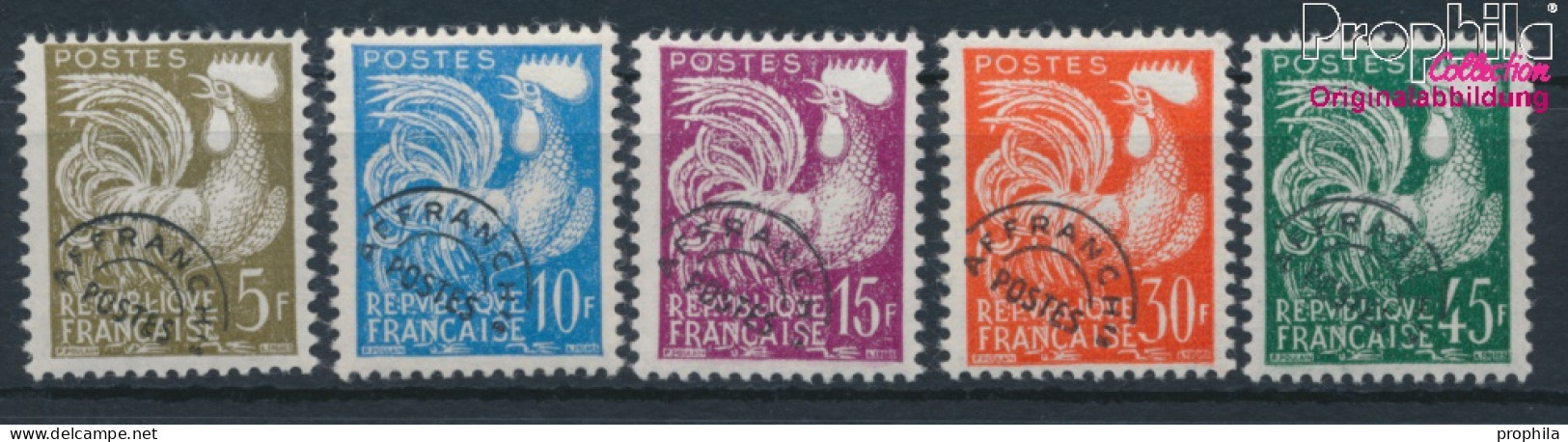 Frankreich 1150-1154 (kompl.Ausg.) Postfrisch 1957 Hahn (10391216 - Unused Stamps