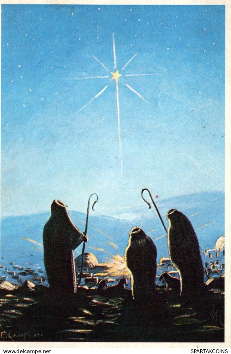 SAINTS Baby JESUS Christianity Religion Vintage Postcard CPSM #PBP685.GB - Other & Unclassified