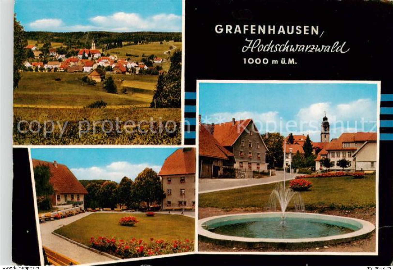 73866024 Grafenhausen Schwarzwald Panorama Ortspartien Brunnen Grafenhausen Schw - Other & Unclassified