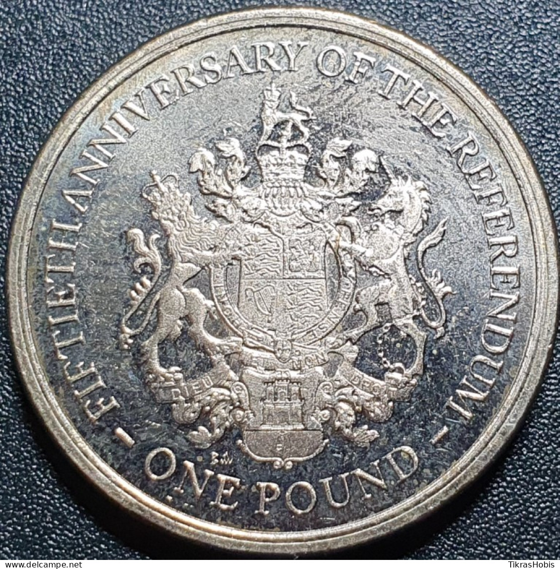 Gibraltar 1 Pound, 2017 Referendum 50 UC115 - Gibraltar