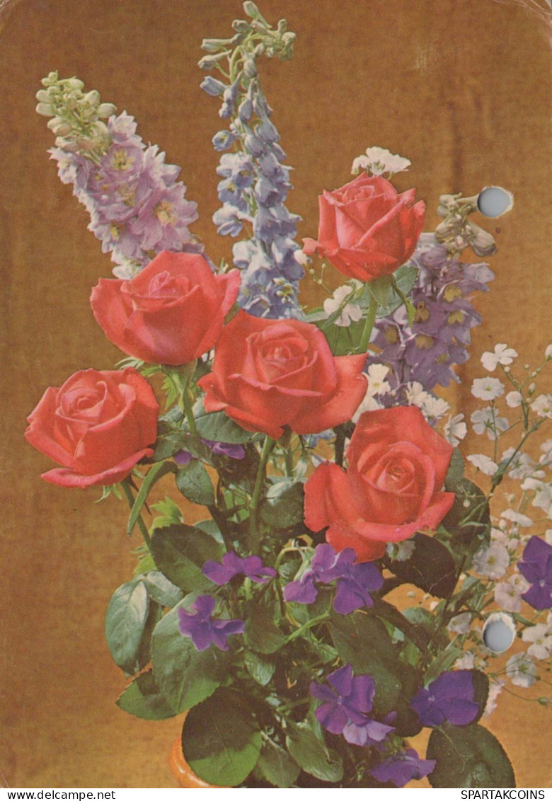 FIORI Vintage Cartolina CPSM #PAS590.IT - Blumen
