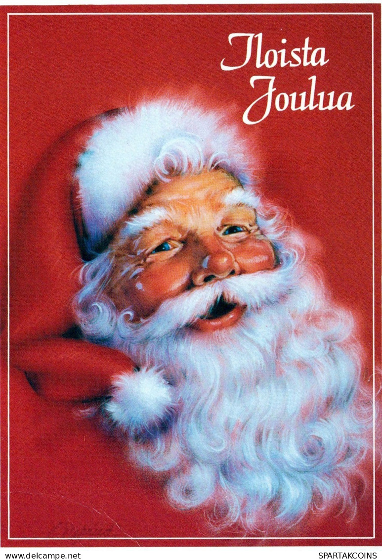 BABBO NATALE Natale Vintage Cartolina CPSM #PAJ816.IT - Santa Claus