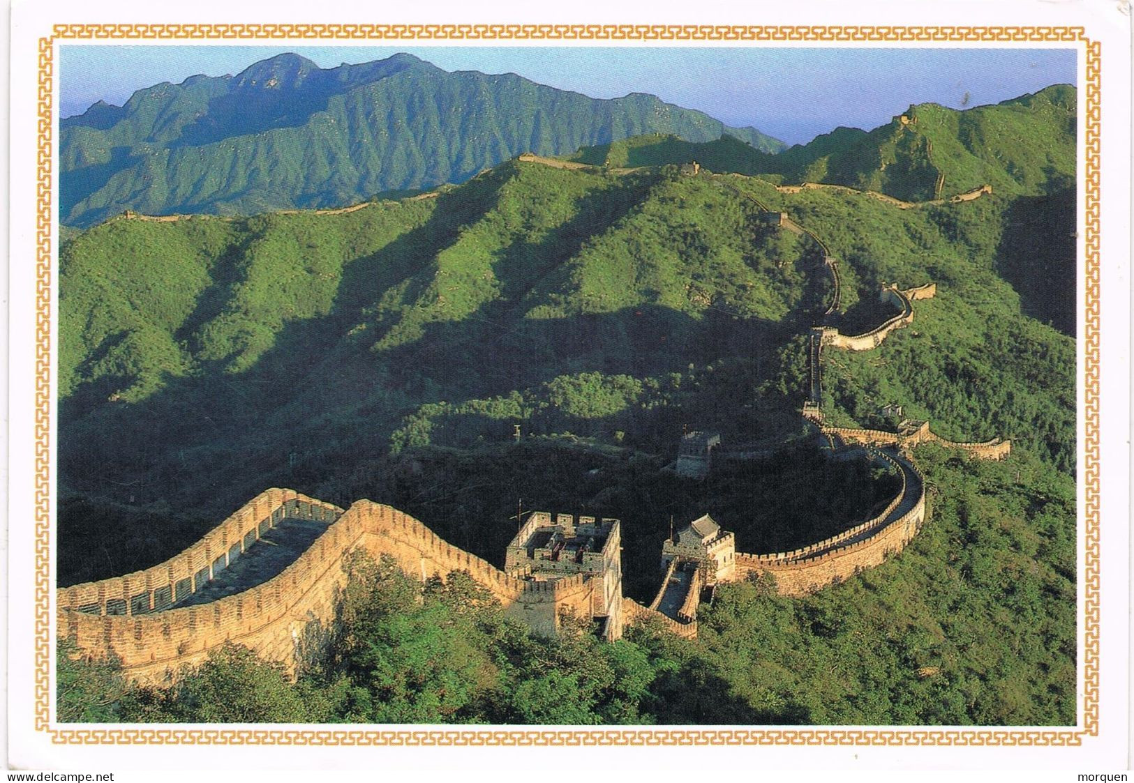 55122. Postal Aerea PEKING (China) 1993- Vista De La GRAN MURALLA De MUTIANYU - Lettres & Documents