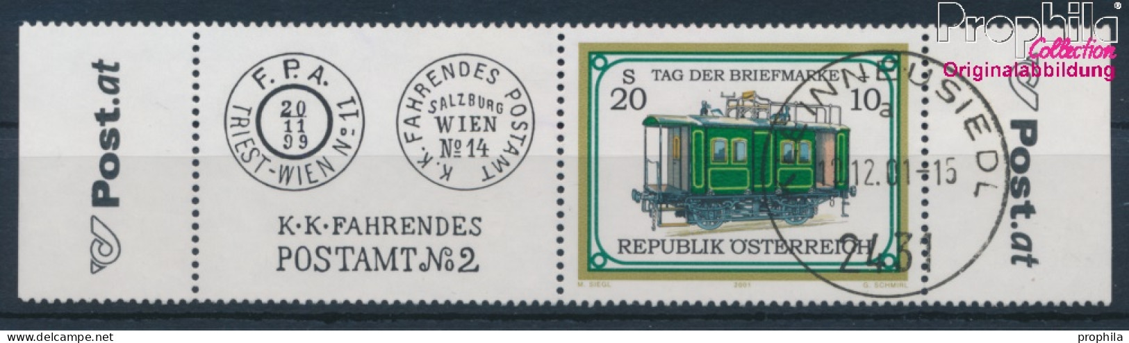 Österreich 2345Zf Mit Zierfeld (kompl.Ausg.) Gestempelt 2001 Tag Der Briefmarke - Eisenbahn (10404367 - Used Stamps