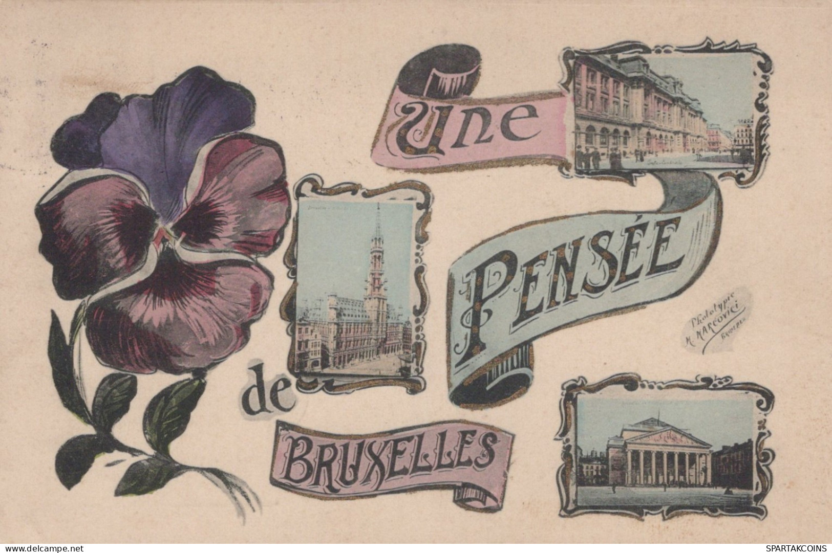 BELGIQUE BRUXELLES Carte Postale CPA #PAD543.FR - Bruxelles-ville