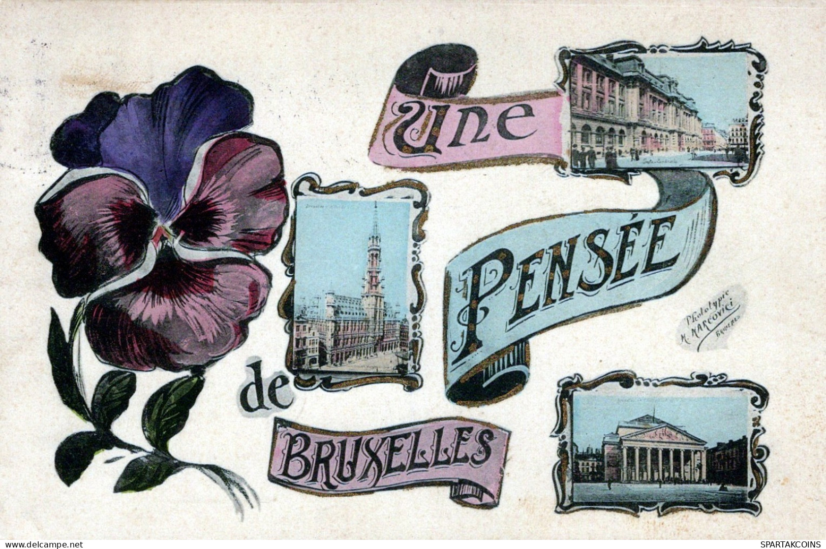 BELGIQUE BRUXELLES Carte Postale CPA #PAD543.FR - Bruxelles-ville