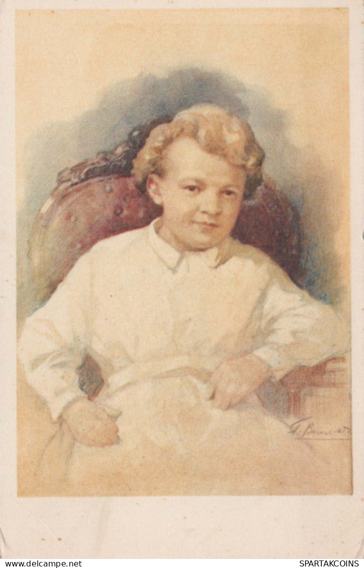 ENFANTS Portrait Vintage Carte Postale CPSMPF #PKG856.FR - Portraits